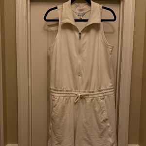 Sleeveless Cream Dress